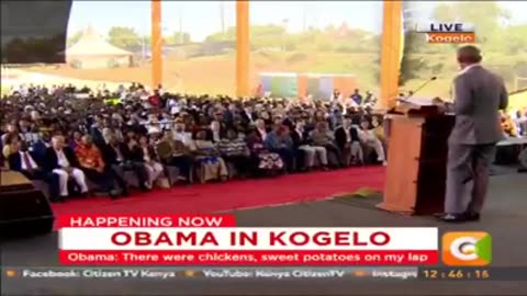Obama admits he was not eligible to be president.