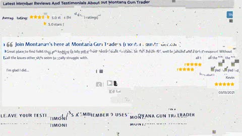 MontanaGunTrader.com - Member Reviews About The Website