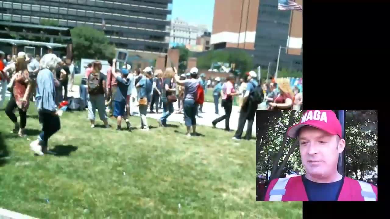 FAR LEFT GROUP INDIVISIBLE USA PHILADELPHIA ANTI TRUMP PROTEST 6/15/19