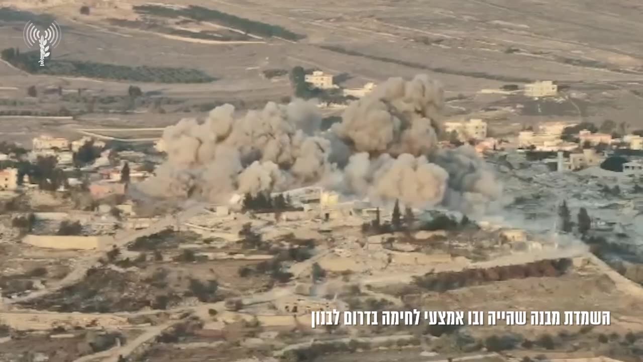 The IDF located and destroyed a huge underground Hezbollah headquarters in