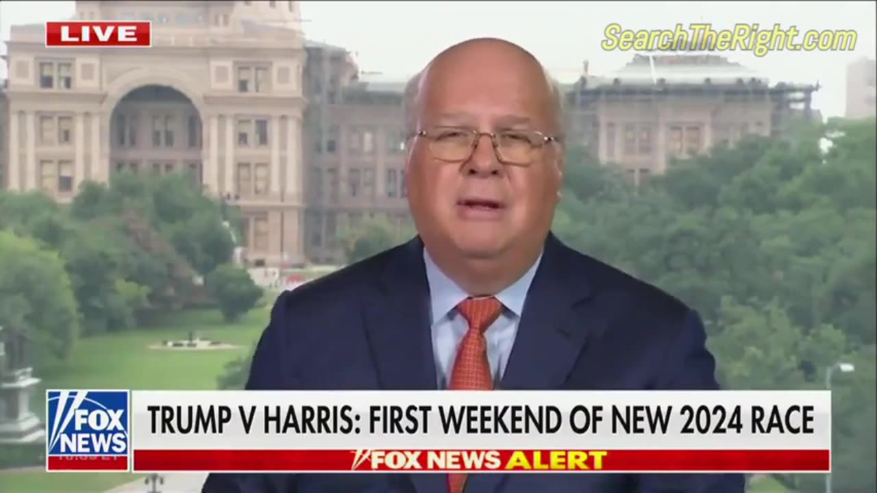 Karl Rove on Trump after legacy media's astroturfed campaign for Kamala Harris