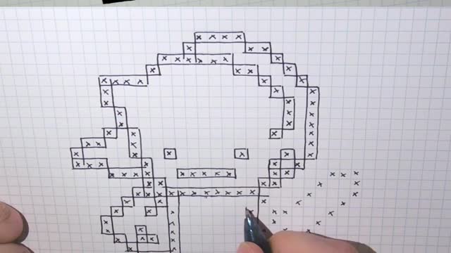 how to Draw Chibi Link - Hello Pixel Art by Garbi KW #shorts