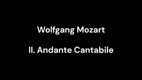 II. Andante Cantabile