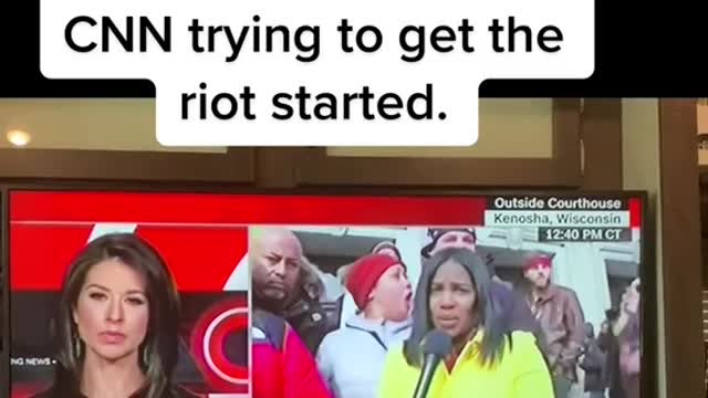 Cnn trying to start a riot