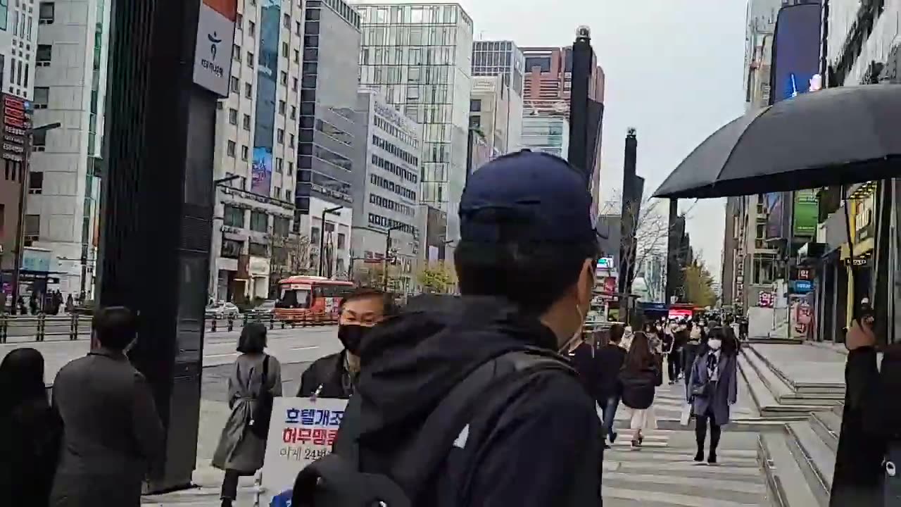 20201127_V3_S02(nsKXJLxCqR8)온 몸 여기저기 부정선거 문구 매달고 시위중, 강남역에서