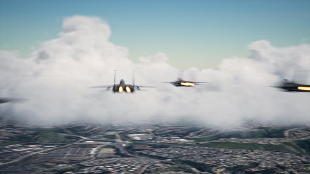 Ultra Maga Super Force F-15 Strike Eagle Flyby!