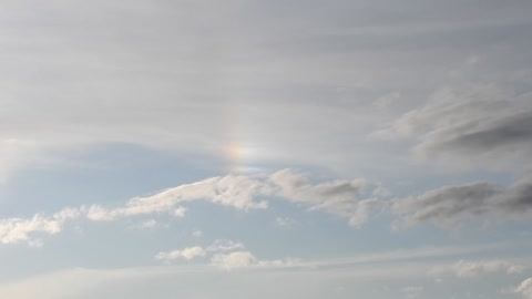 The sky over Glasgow int' Airport Scotland.