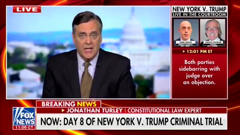 Jonathan Turley on Trump trial "This is collapsing on its own weight."