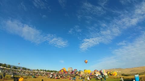 Great Reno Balloon Race 2023 Time lapse