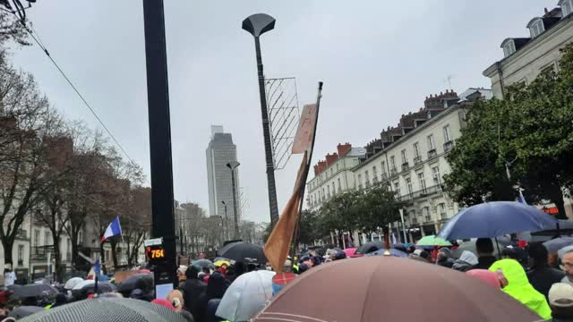 Nantes 8 janvier 2022 rassemblement