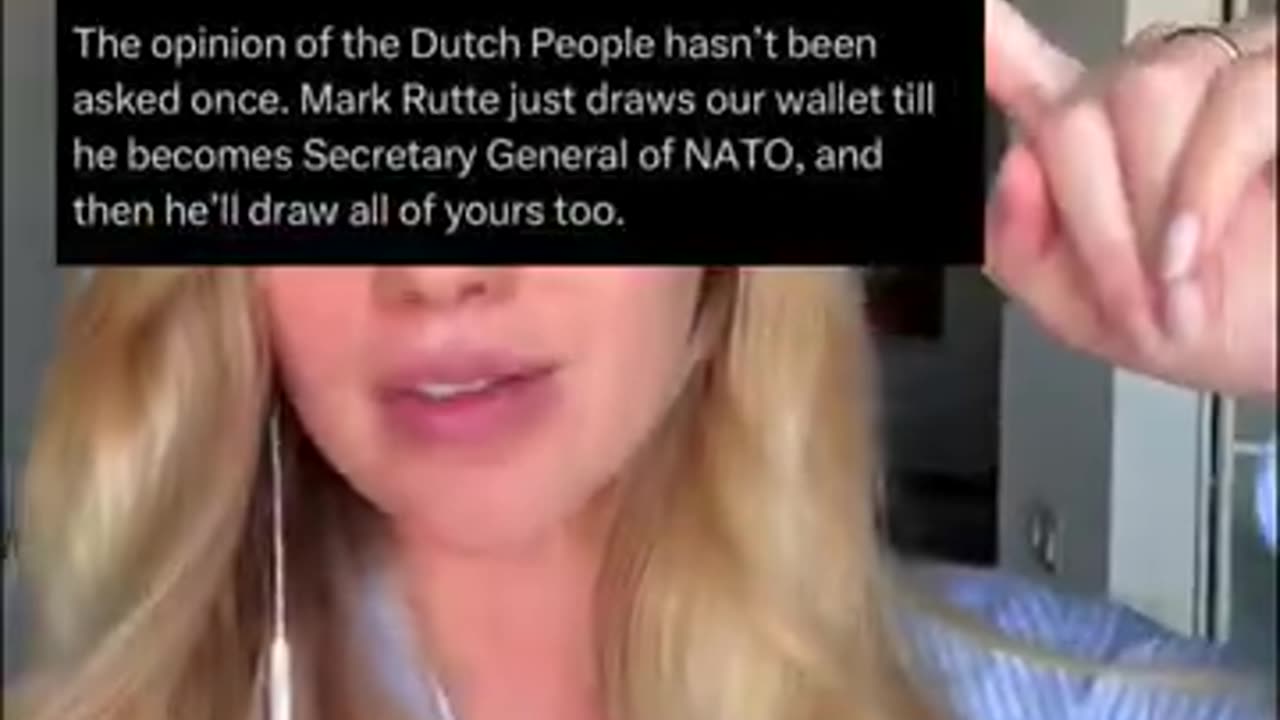 Mark Rutte is now the Secretary General of NATO and may cause WWW III, says Eva Vlaardingerbroek