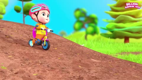 Lte's learn to ride a Bicycle!Are you in ? Funny show for kids.