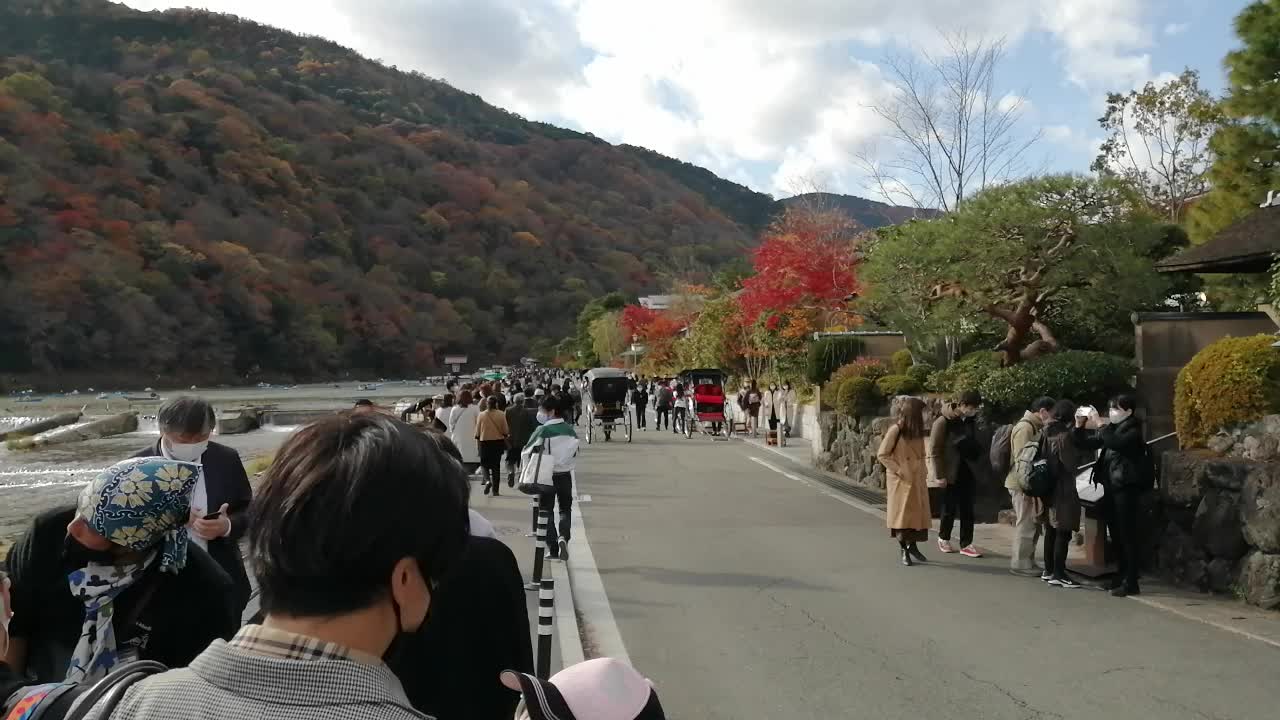 On the way to Arashiyama Kyoto Japan #9