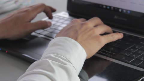Typing On A Keyboard