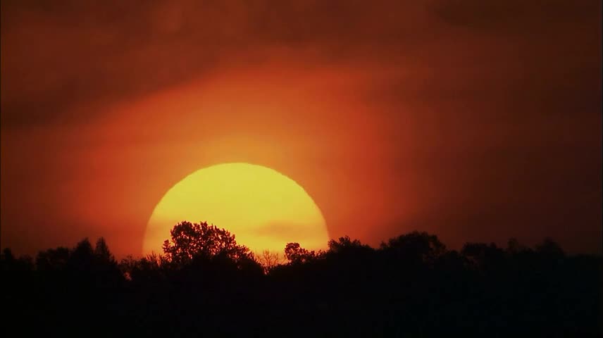 big red sun sunrise sunset