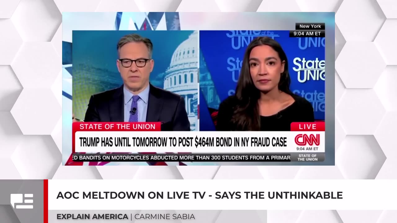 AOC Meltdown On Live TV - Says The Unthinkable.