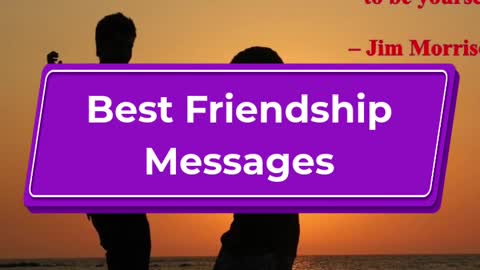 Best Friendship messages