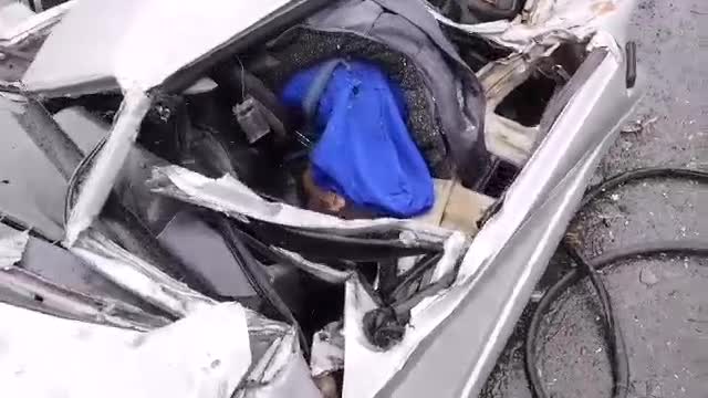 Cars Destroyed by Russians