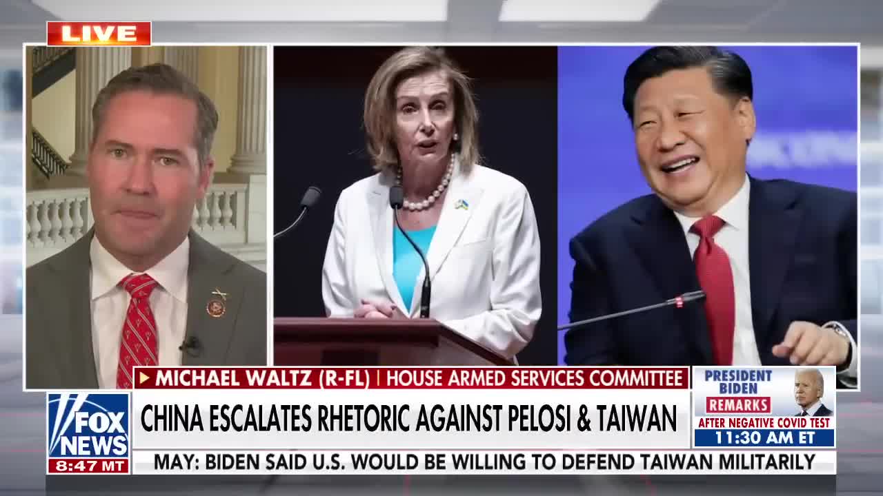 Rep. Waltz: We don't let China dictate where our elected officials go