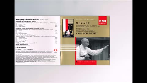 Mozart - Violin Concerto No.3 Boskovsky Schuricht Wiener