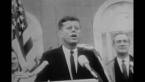 Nov. 22, 1963 | JFK Parking Lot Speech [clip]