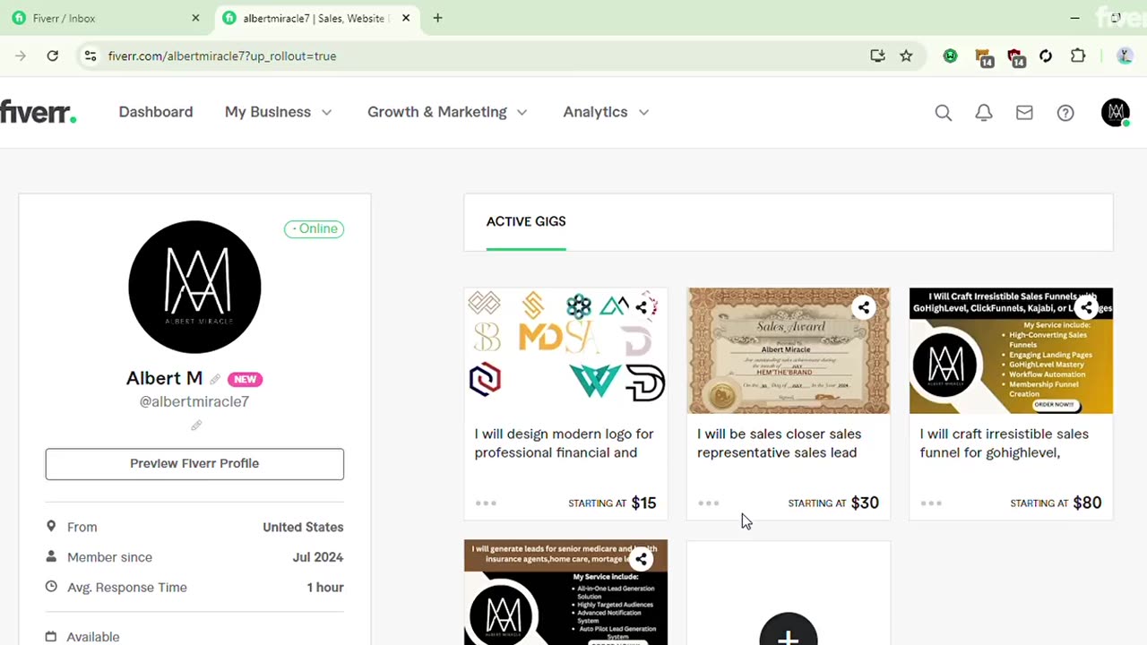 https://www.fiverr.com/albertmiracle