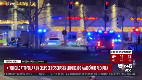 Un vehículo atropella a una multitud de personas en un mercado navideño en Alemania: esto se sabe