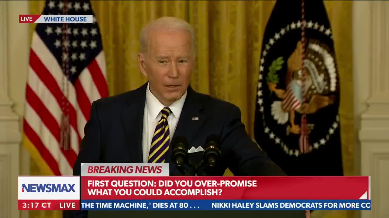 President Joe Biden: "What are Republicans for? What are they for? Name me one thing they're for."