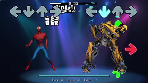 FNF Playtime - Spiderman VS Bumblebee