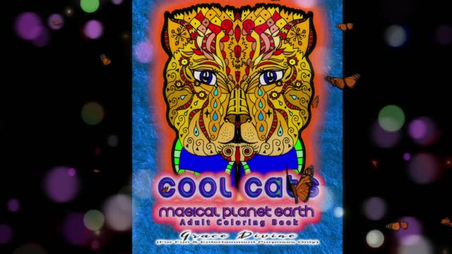 Cool Cats Art Prints Coloring Book Fun activity for animal lovers