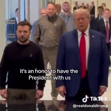 Trump Met With Zelensky This Morning