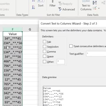 #Shorts | Text To Column Hidden Tricks In Excel | Never Seen Before | Advance Excel Tips & Tricks#4M