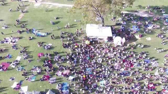 Strawberry Festival - Sandstone Point - Crowd Still Building