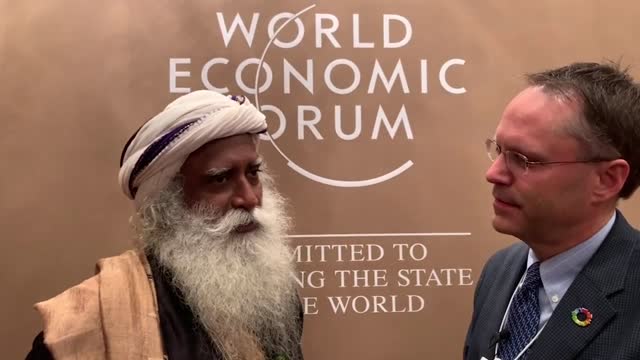 Sadhguru's Interesting Conversation And Revelation At The World Economic Forum's India Summit