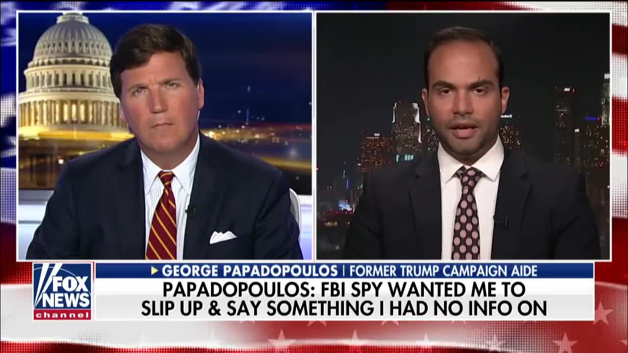 George Papadopoulos speaks with Tucker Carlson about NYT spying report