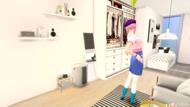 Rachelsim - The Sim 4 - LoLi Doll Apartment - Super Cute House For Gamer | Stopmotion & Download CC