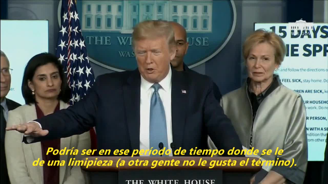 Trump sobre la crisis del coronavirus: "Podría durar hasta agosto