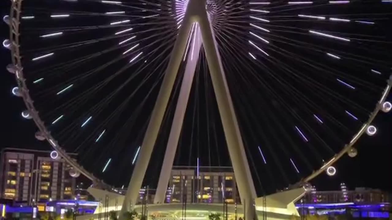 The Dubai Eye is the tallest Ferris wheel in the world, with a height of 250 meters