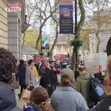 Rally for a Gaza ceasefire in London