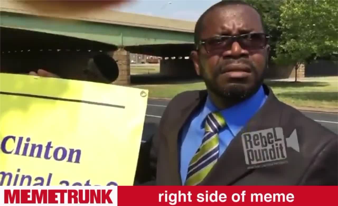 Haitian Immigrants Protest the Clintons