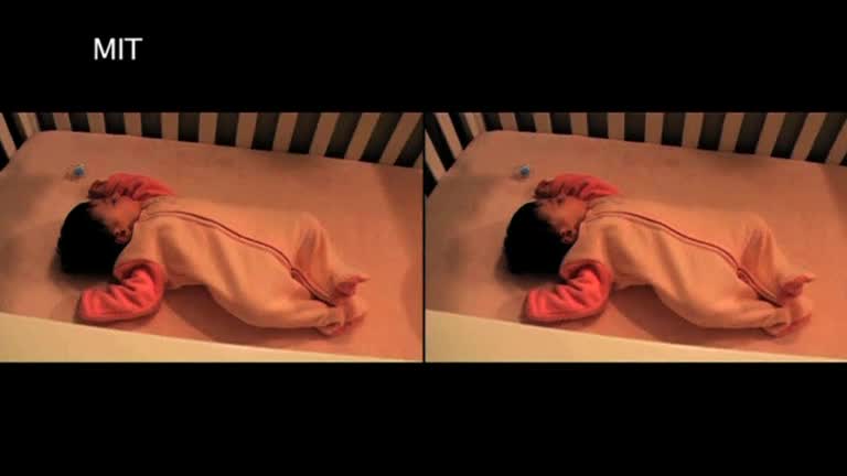 Amplifying tiny movements to visualize the invisible