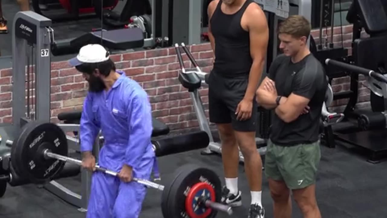 Gym cleaner surprised two Youth in Gym