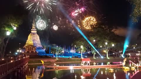 Opening of Loi Krathong, a world-class festival, Sukhothai 2021