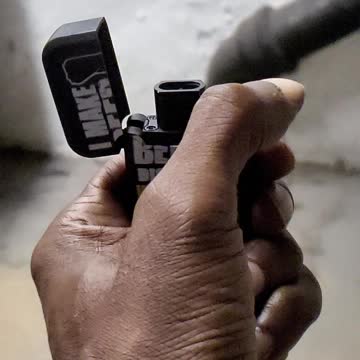 Torch lighter in super slow mo