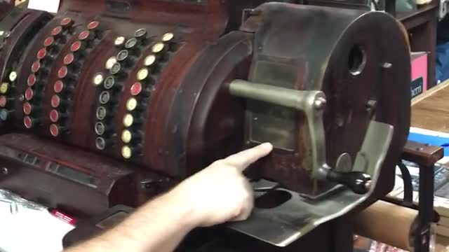 Antique Cash Register Still in Use