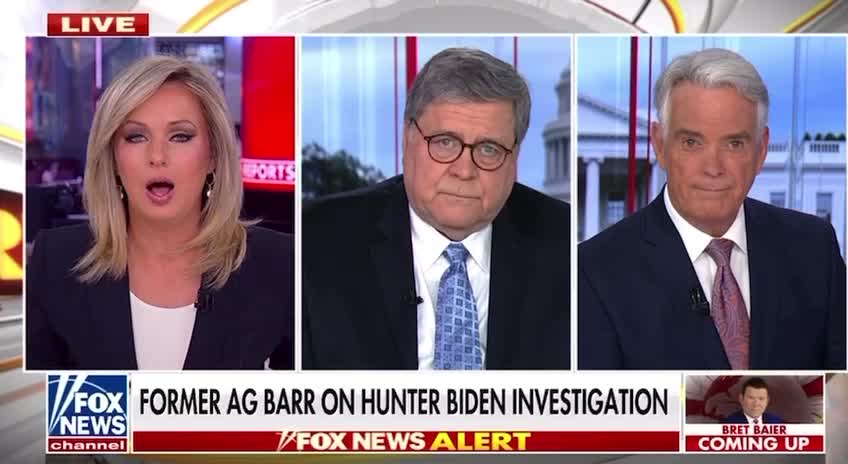 Bill Barr says the DNI & FBI said the Hunter Biden laptop was real and the media ignored i