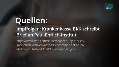 KRANKENKASSE BKK: BEREITS 2,5 - 3 MIO. COVID-IMPFNEBENWIRKUNGEN!