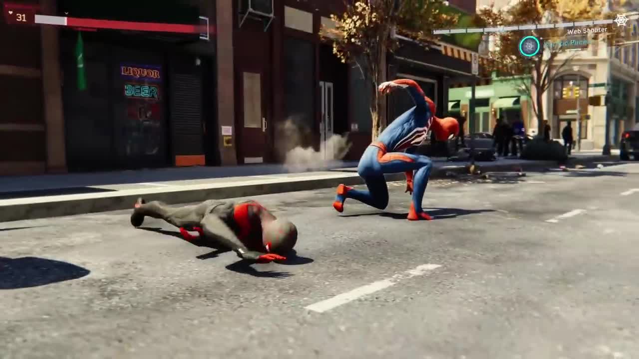 Peter Parker vs Miles Morales in Marvel's Spider-Man 2 (Spider-Man PS4 Mods)