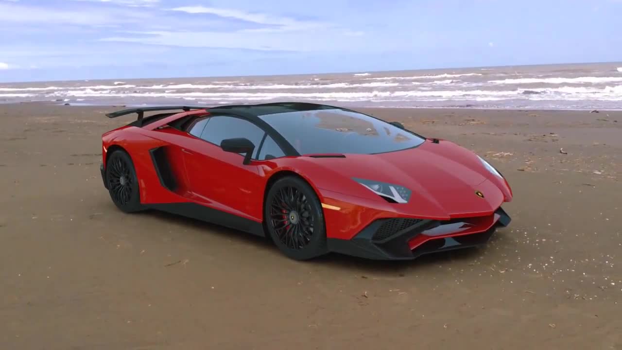 Camera Tracking - Lamborghini Aventador