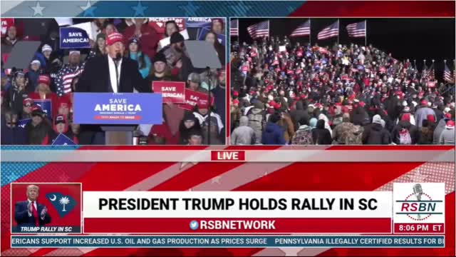 Clip MAGA Rally Florence South Carolina 3-12-2022